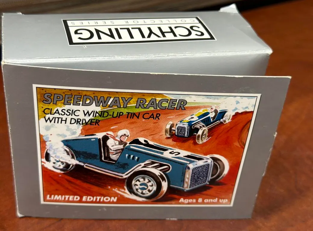 Speedway Windup Tin Racer Car - Ltd Edition