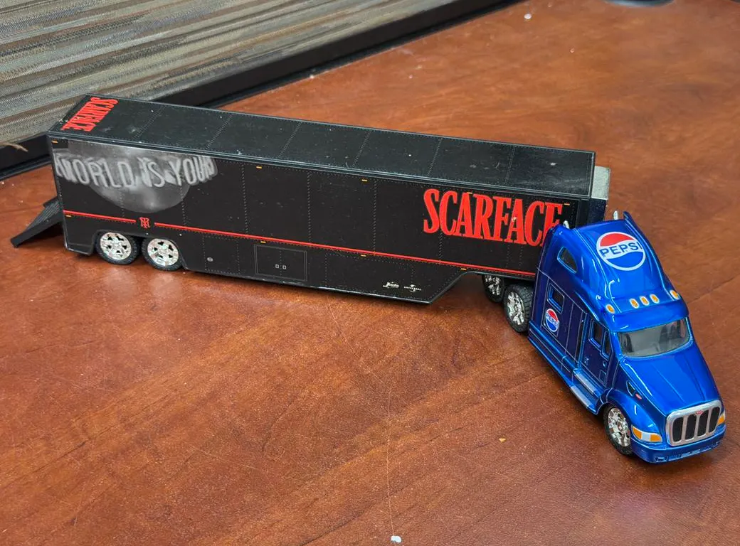 Pepsi Peterbilt Truck and Scarface Trailer