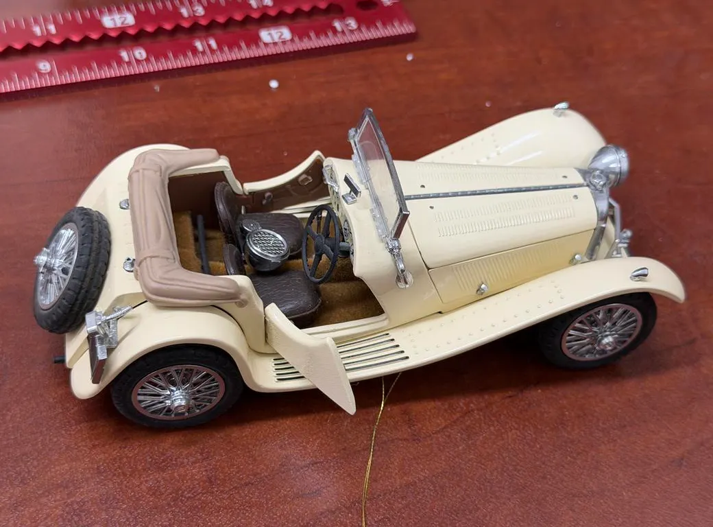 1938 Jaguar SS100 Car - Franklin Mint - 1/24