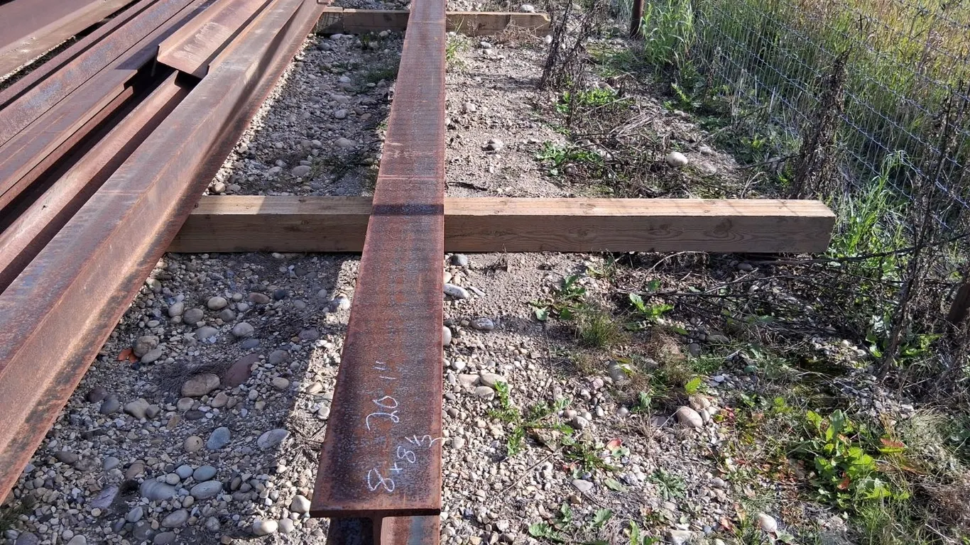 1- 8"x8 1/2" I Beam 20Ft 1" Long