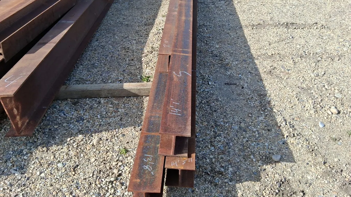 5- Lengths of 6"x6 1/4" I Beam