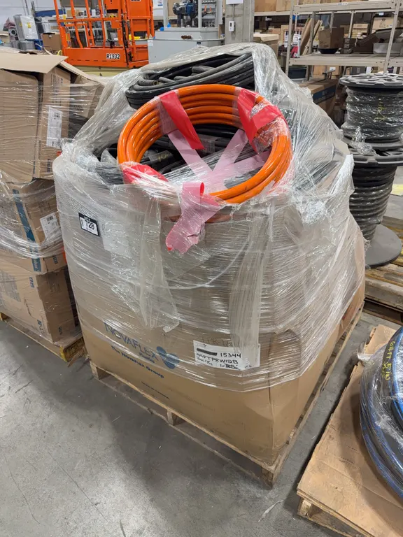 Cardboard Crate of Asst. Hoses