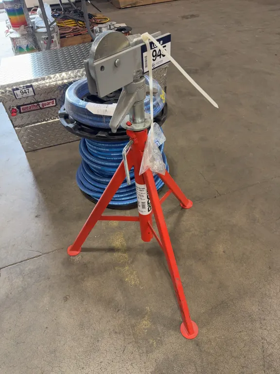 RIDGID RJ-99 Roller Head Pipe Stand *Missing One Wheel*