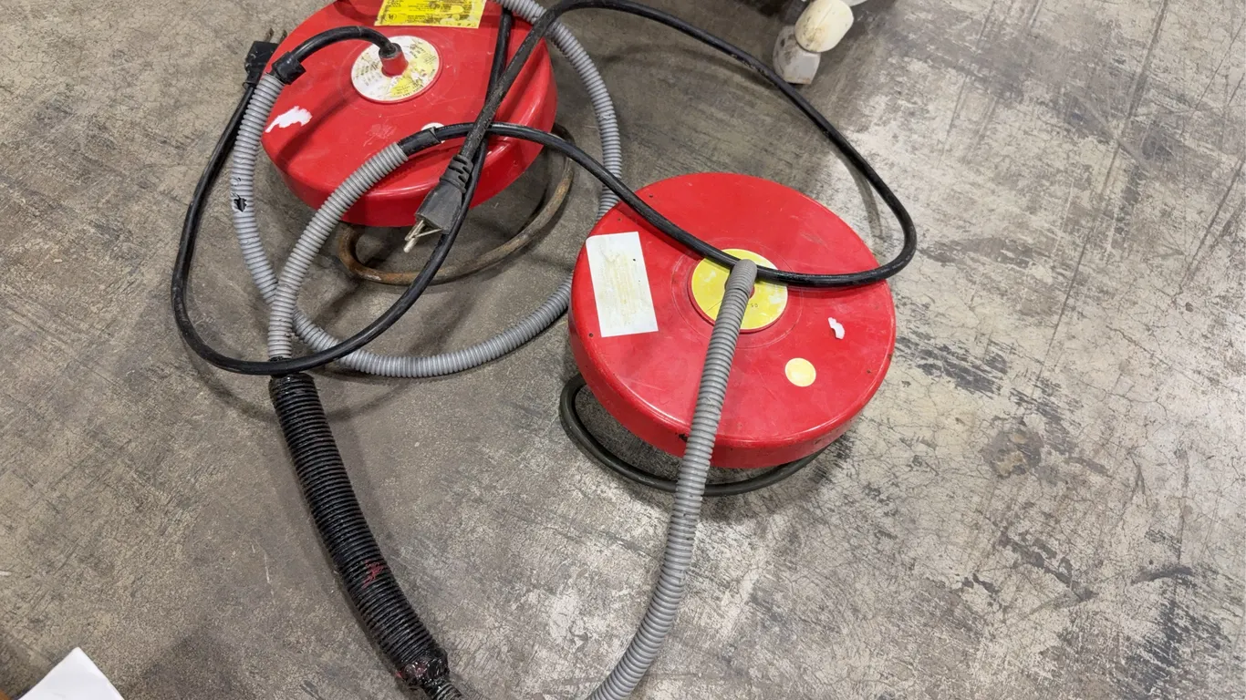 Lot of (2) Asst. Stock Tank De-Icers Including Allied Precision 7521