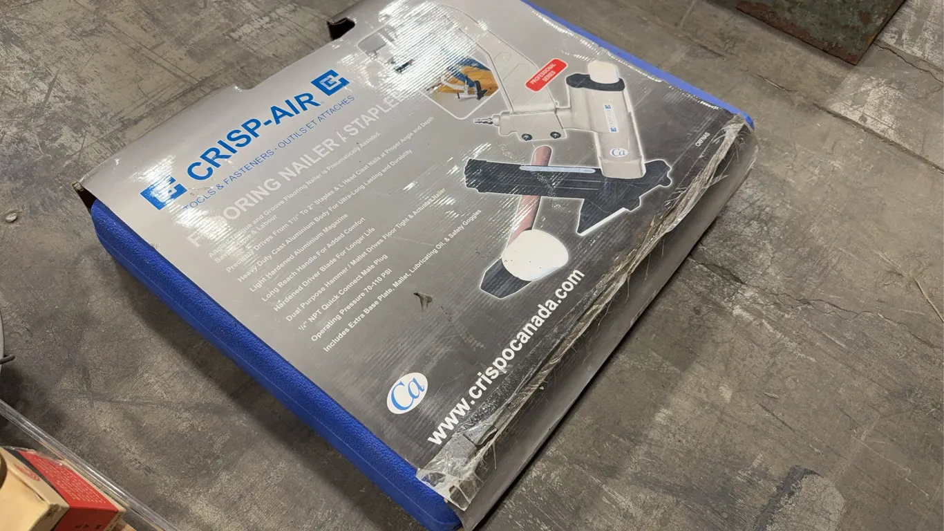 Crisp-Air CRFNAS Pneumatic 2-in-1 Hardwood Flooring Nailer & Stapler