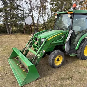 John Deere 3720 Fwa Utility Tractor w/ Cab, Loader, 6’ Dirt Bucket, 7’ Snow Bucket, 3pt Hitch, Shedded, 1286hrs, S/N