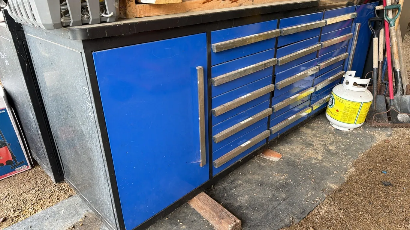 5 Bank Heavy Duty Shop Tool Chest Work Bench