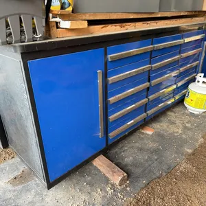 5 Bank Heavy Duty Shop Tool Chest Work Bench