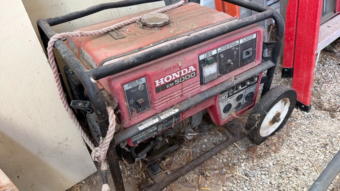 Honda 5000 Generator on Wheels