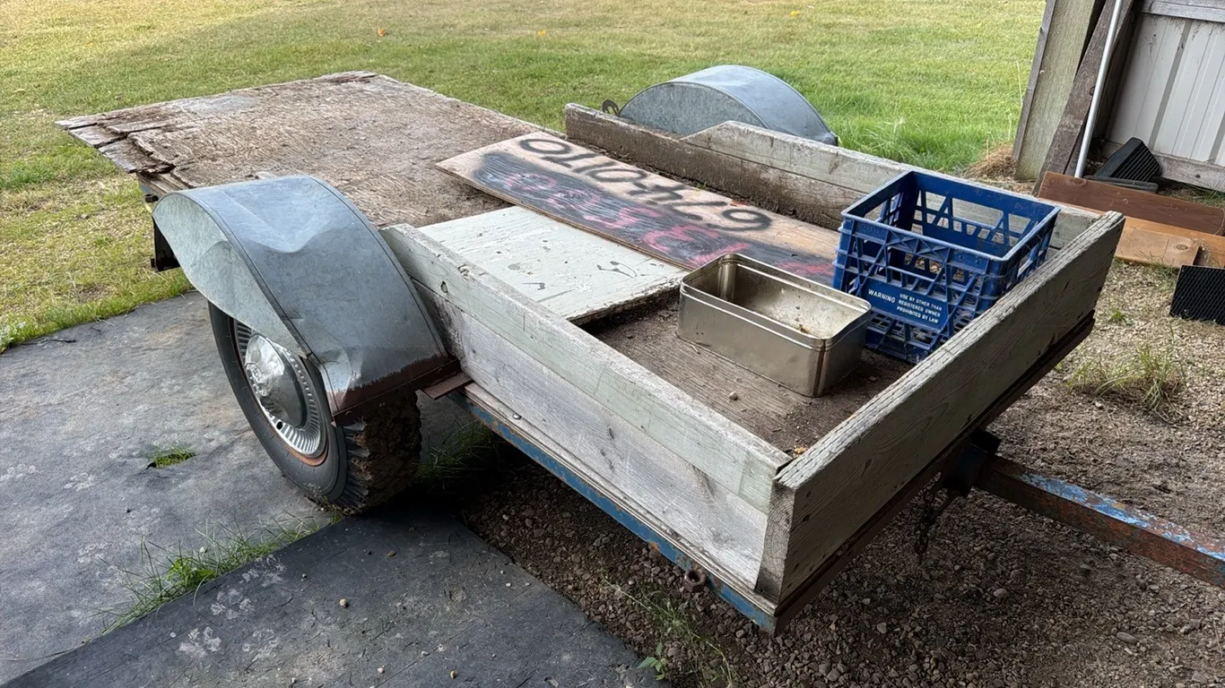 HD Utility Trailer (Temporary Top Decking Removed for Time of Auction) *Hauled Snowmobile to Valemont Previously
