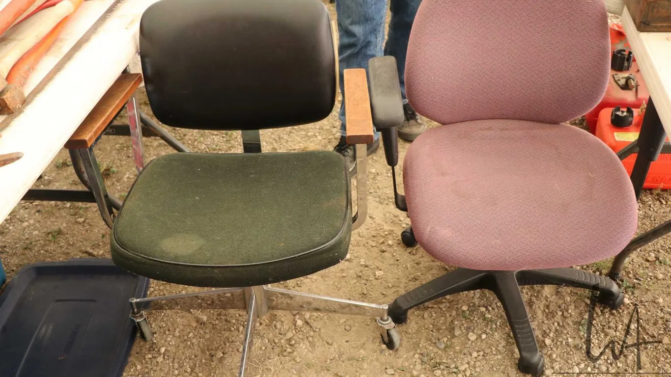 Two office chairs