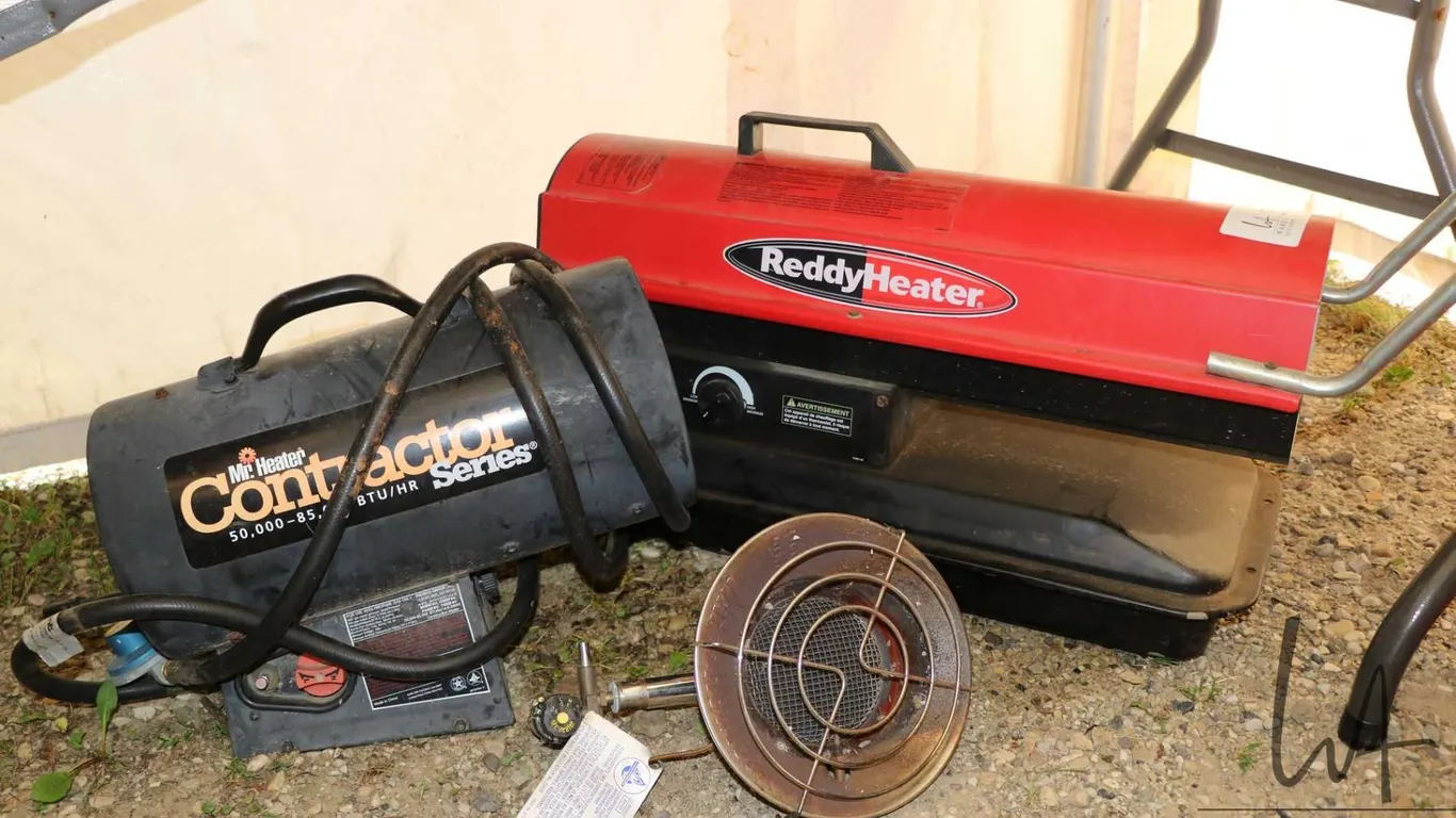 Two heaters including Mr. Heater and ReddyHeater