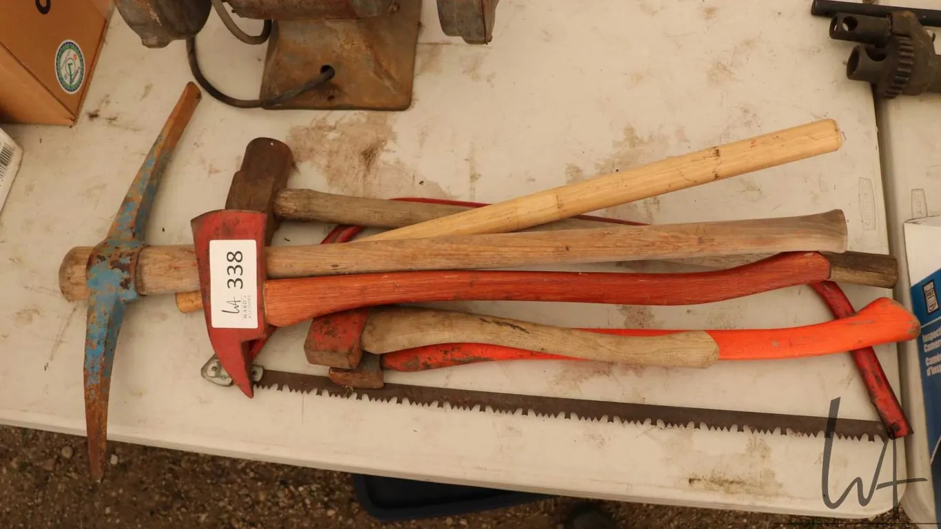 Axe, pick, sledge hammer etc.