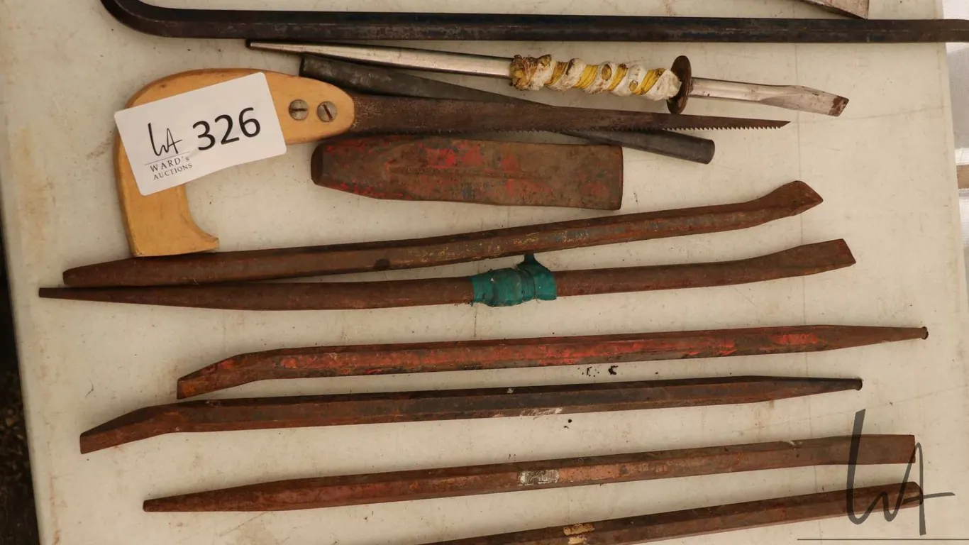 Selection of pry bars etc.
