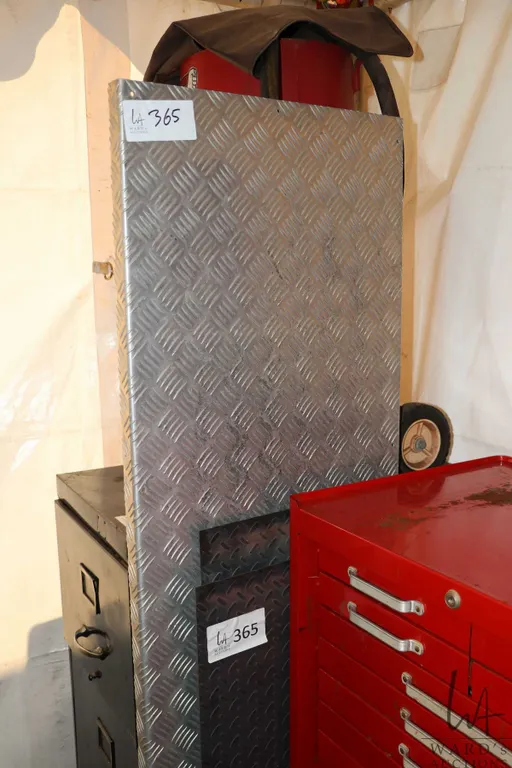 Two sheets of metal plate