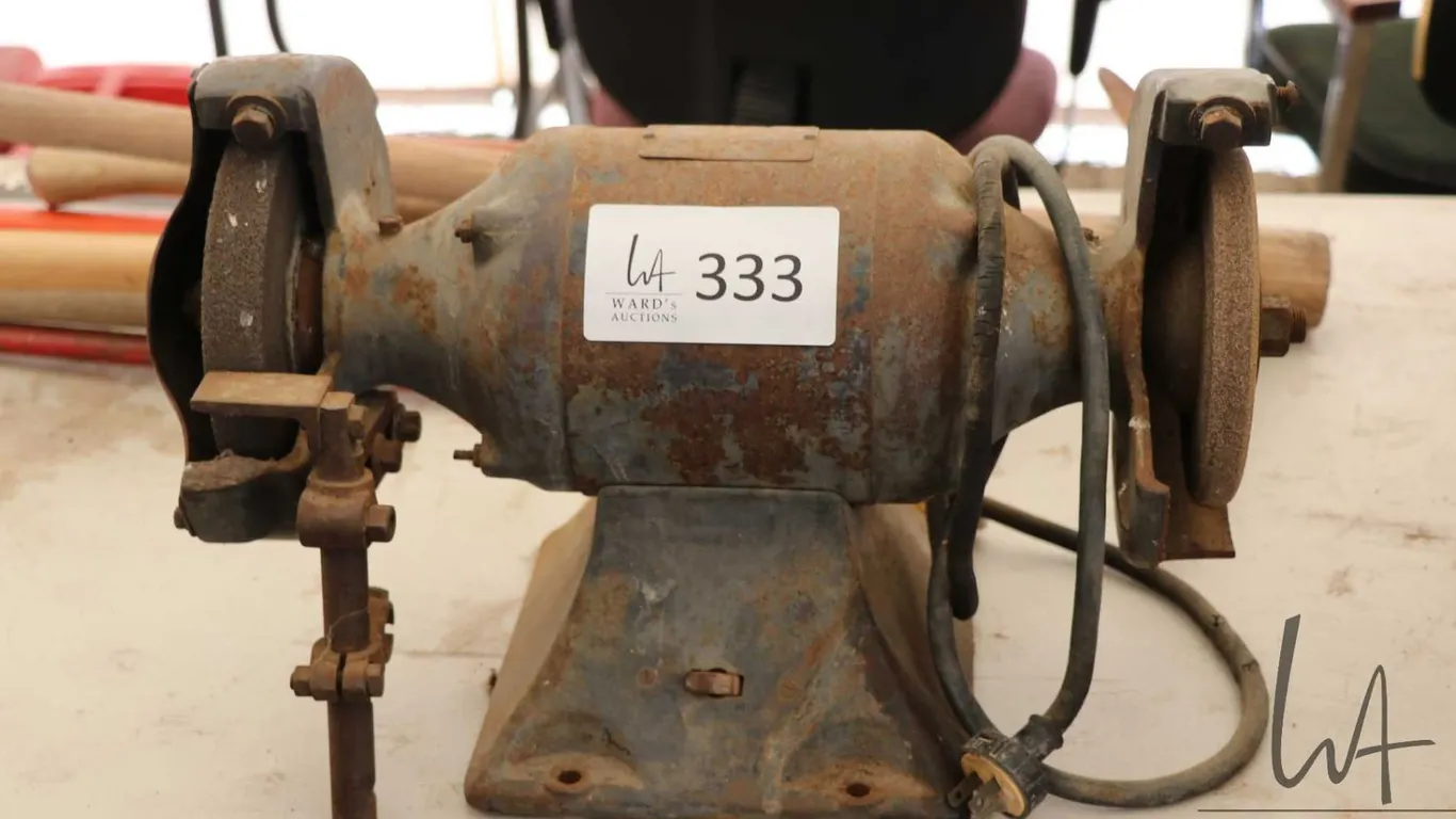 Large 110 volt bench grinder
