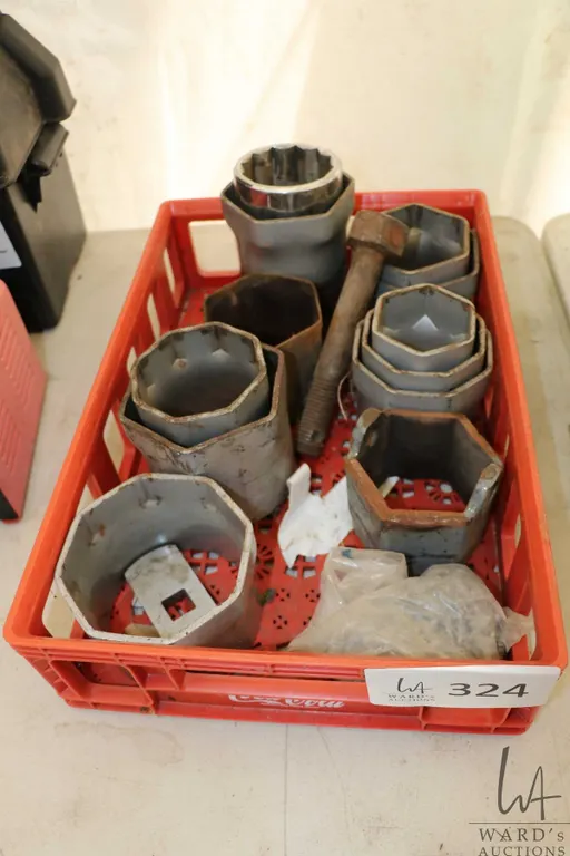 Selection of assorted sized hub sockets