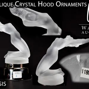 Lalique crystal hood ornament promo