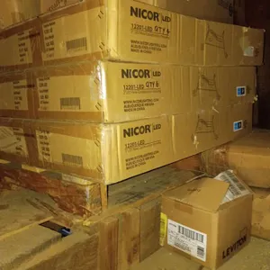 (3) Nicor LED 2' New Construction Housing, New