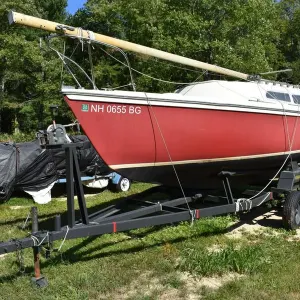 1975 Helm 25' Sailboat with Trailer