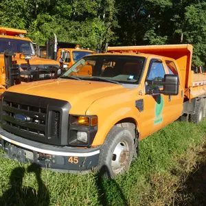 (#2-45)  2010 Ford F-350 Crew Cab Dump Truck