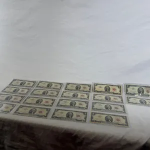 (18) RED SEAL TWO DOLLAR BILLS