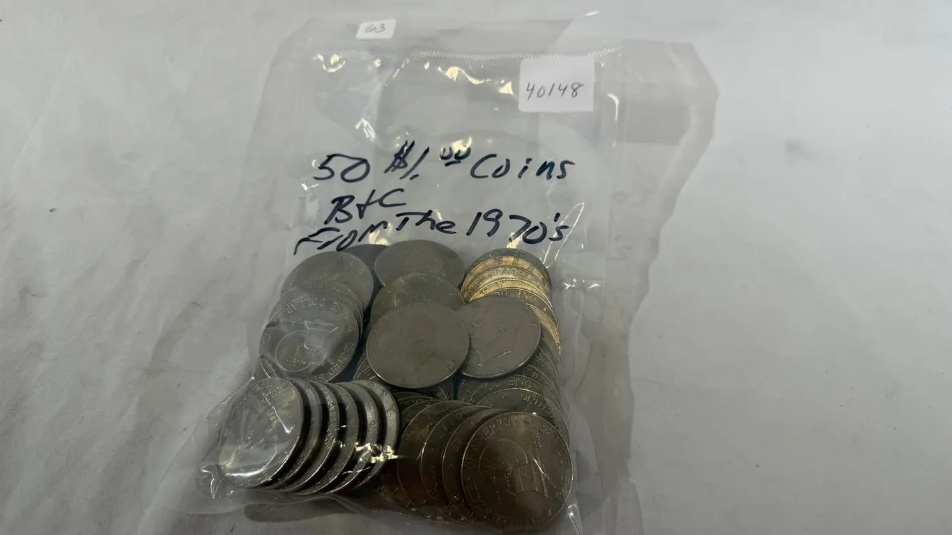 (50) 1970s BICENTENNIAL DOLLAR COINS