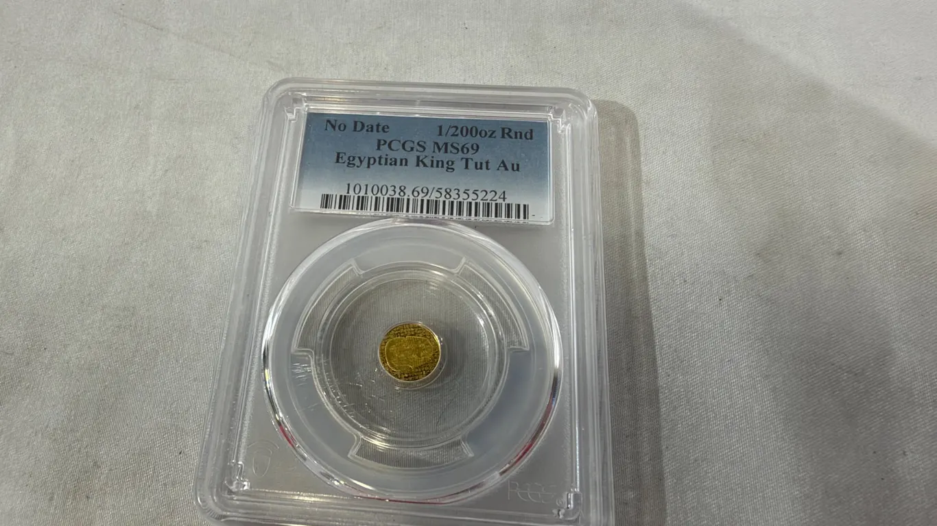1/200 OUNCE GOLD EGYPTIAN KING TUT
