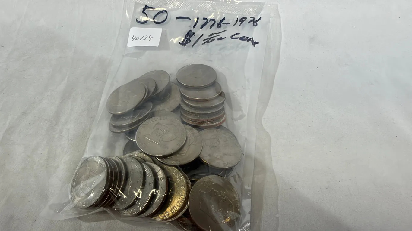 (50) 1776-1976 BICENTENNIAL DOLLAR COINS