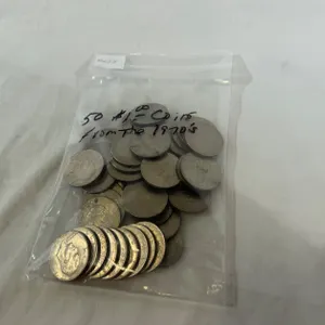 (50) 1970s DOLLAR COINS