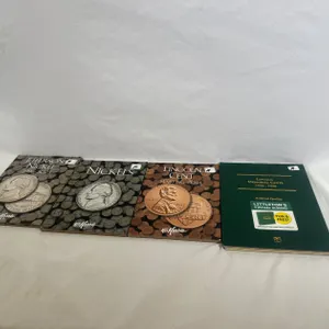 (2) BOOKS OF NICKELS AND (2) BOOKS OF PENNIES