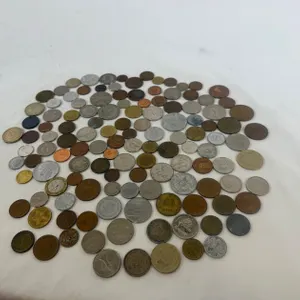 BAG OF MISC FOREIGN COINS