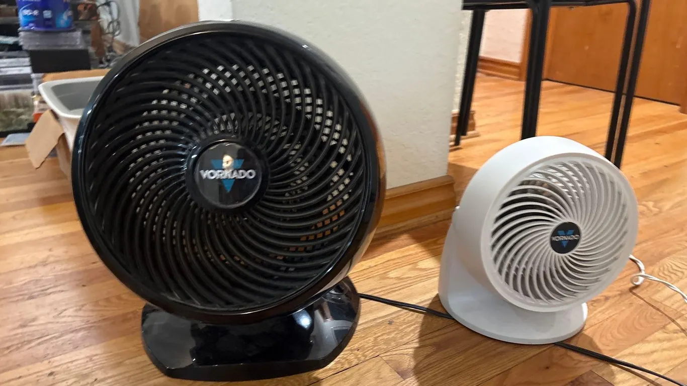 (2) VORNADO TABLE FANS