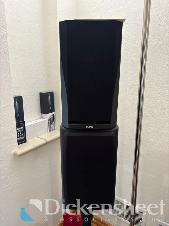 B&W DM303 SPEAKERS WITH STANDS