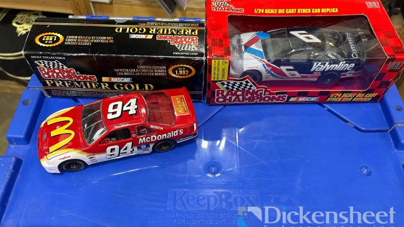 (2) NASCAR RACING CHAMPION CARS