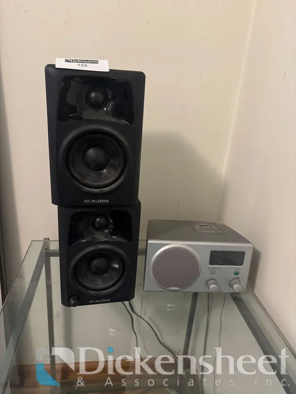 YAMAHA SUBWOOFER WITH SPEAKERS & STEREO