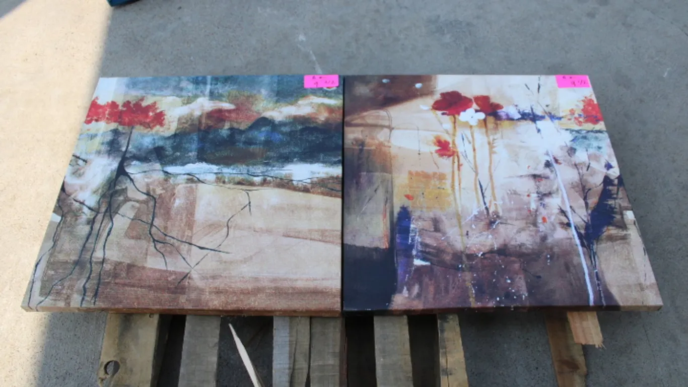 Abstract Flower Scenic Painting Set