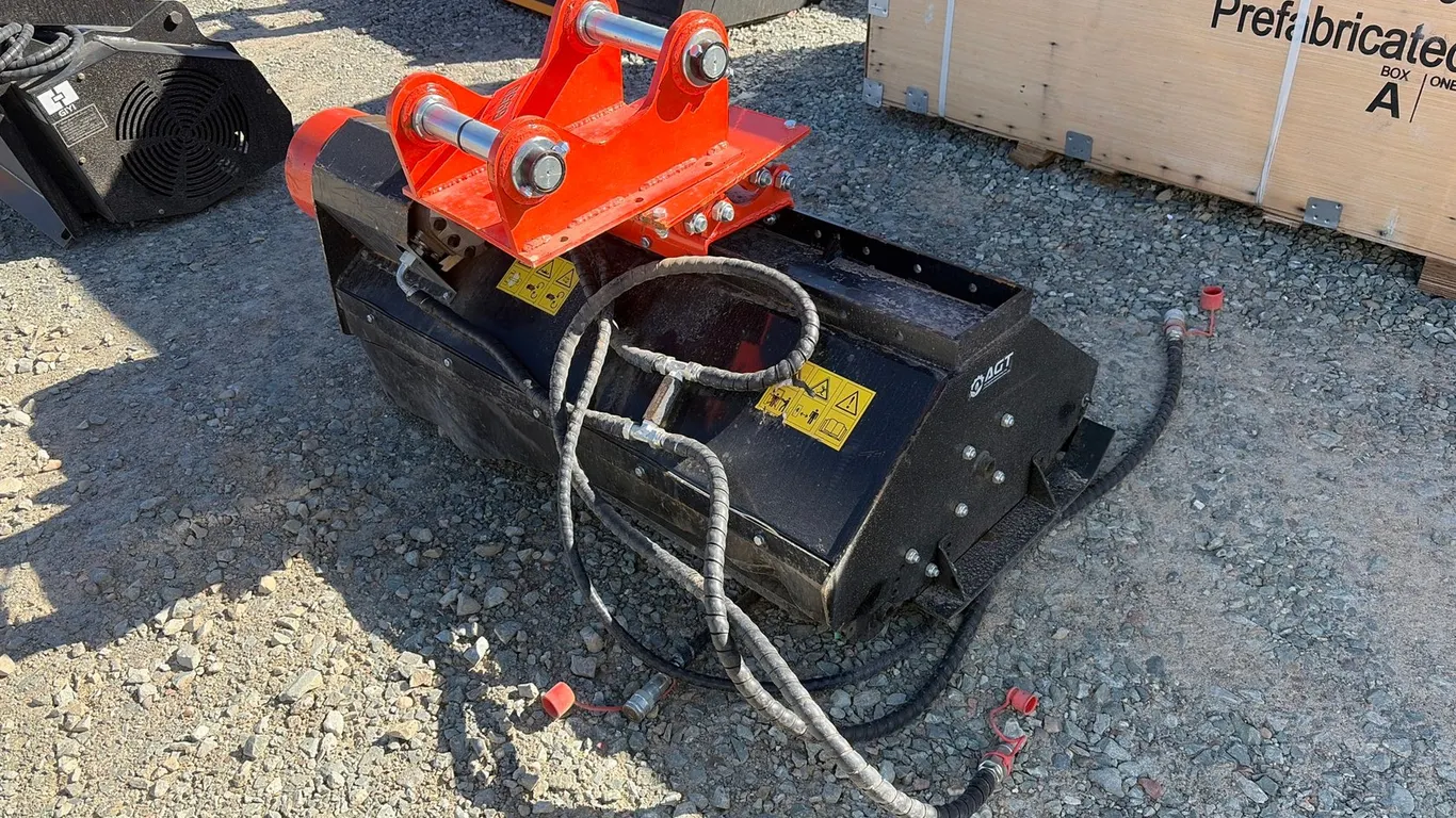 Approx. 46" Unused AGT EXFLM115 Mini Excavator Flail Mower Attachment