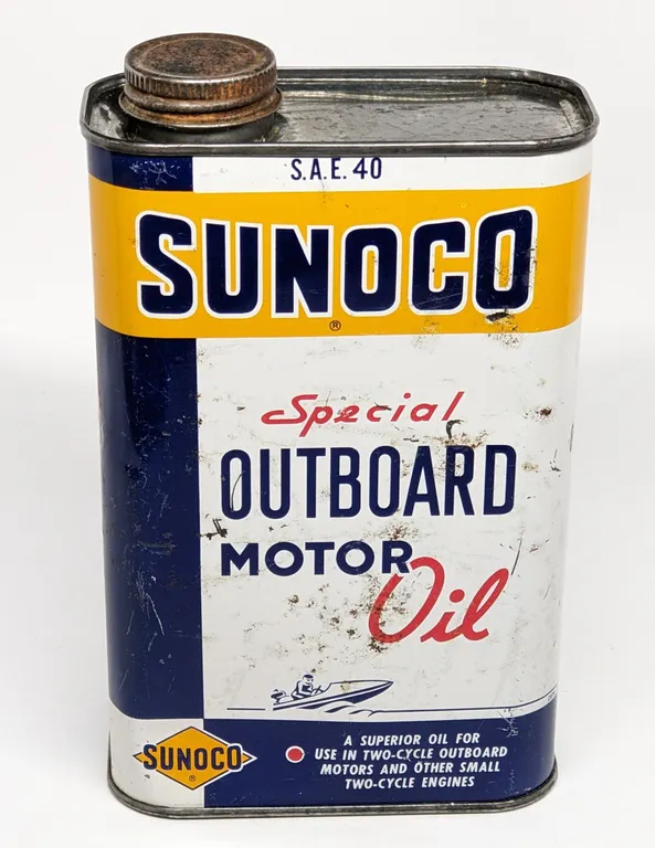 QUART CAN SUNOCO SPECIAL OUTBOARD MOTOR OIL