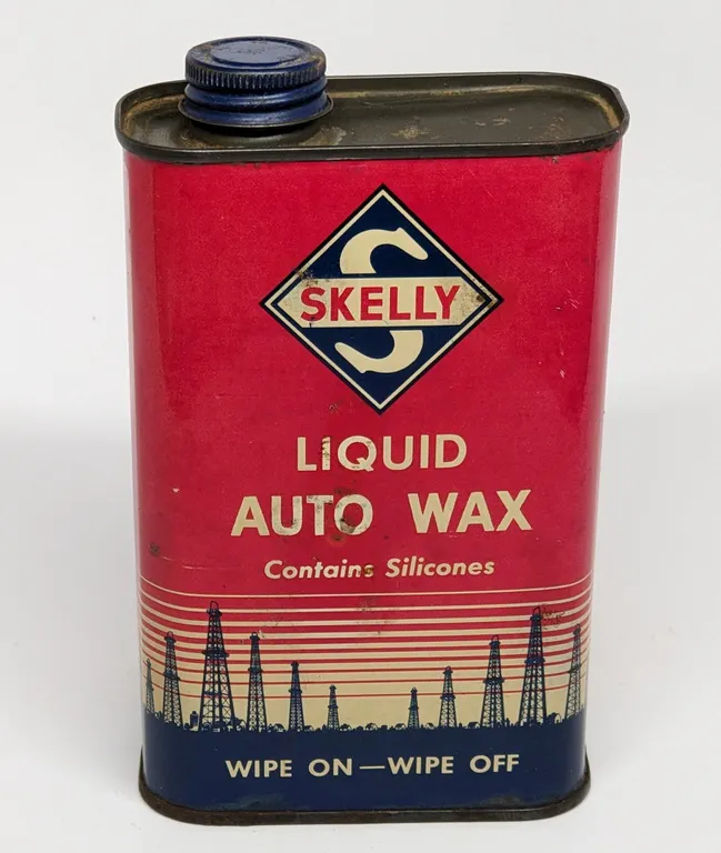 PINT CAN SKELLY LIQUID AUTO WAX