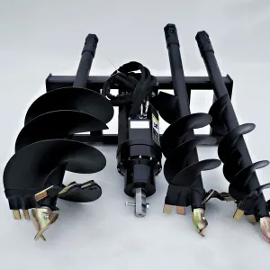 Greatbear Skid Steer Auger with 3 bits in 9'', 12'', 18''