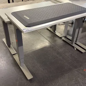 ERGONOMIC SIT STAND DESK 48"X24" T-LEG BASE DUAL MOTOR HANDSET HEIGHT ADJUST WORKSTATION