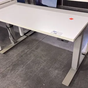 ERGONOMIC SIT STAND DESK 48"X24" T-LEG BASE DUAL MOTOR HANDSET HEIGHT ADJUST WORKSTATION