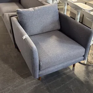 GREY CLUB LOUNGE CHAIR