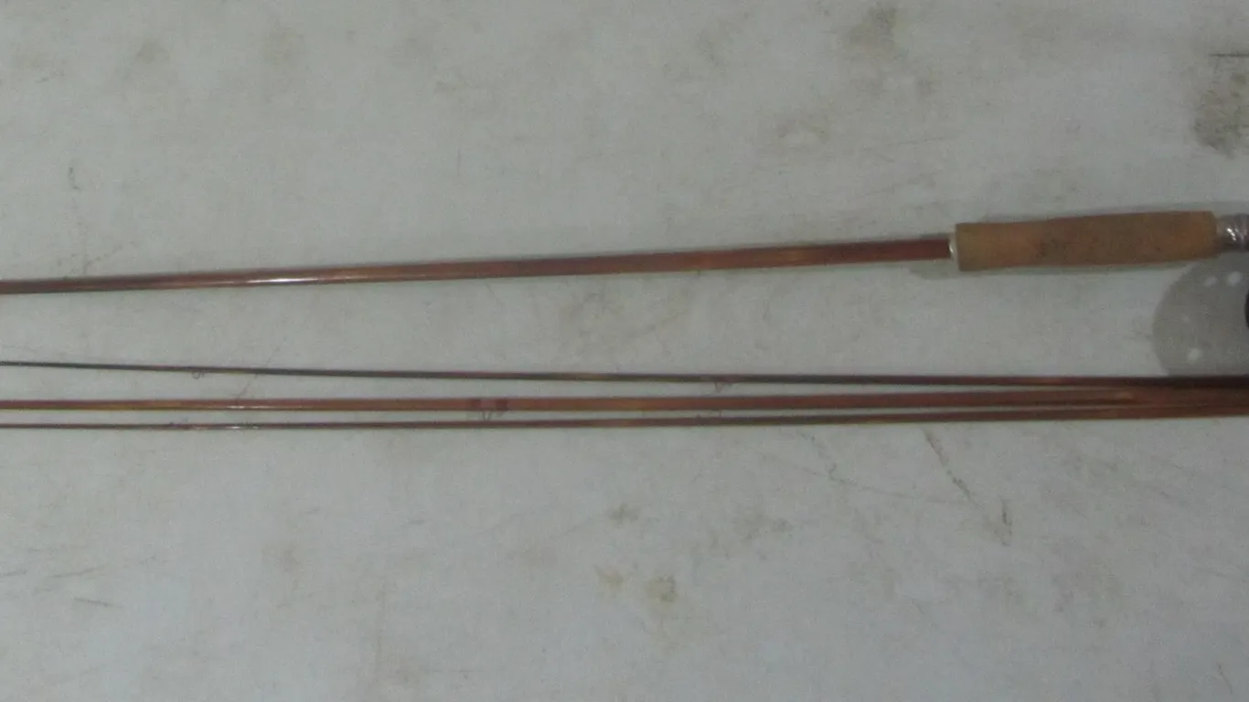 4pc. Wood Fly Fishing Rod w/Reel