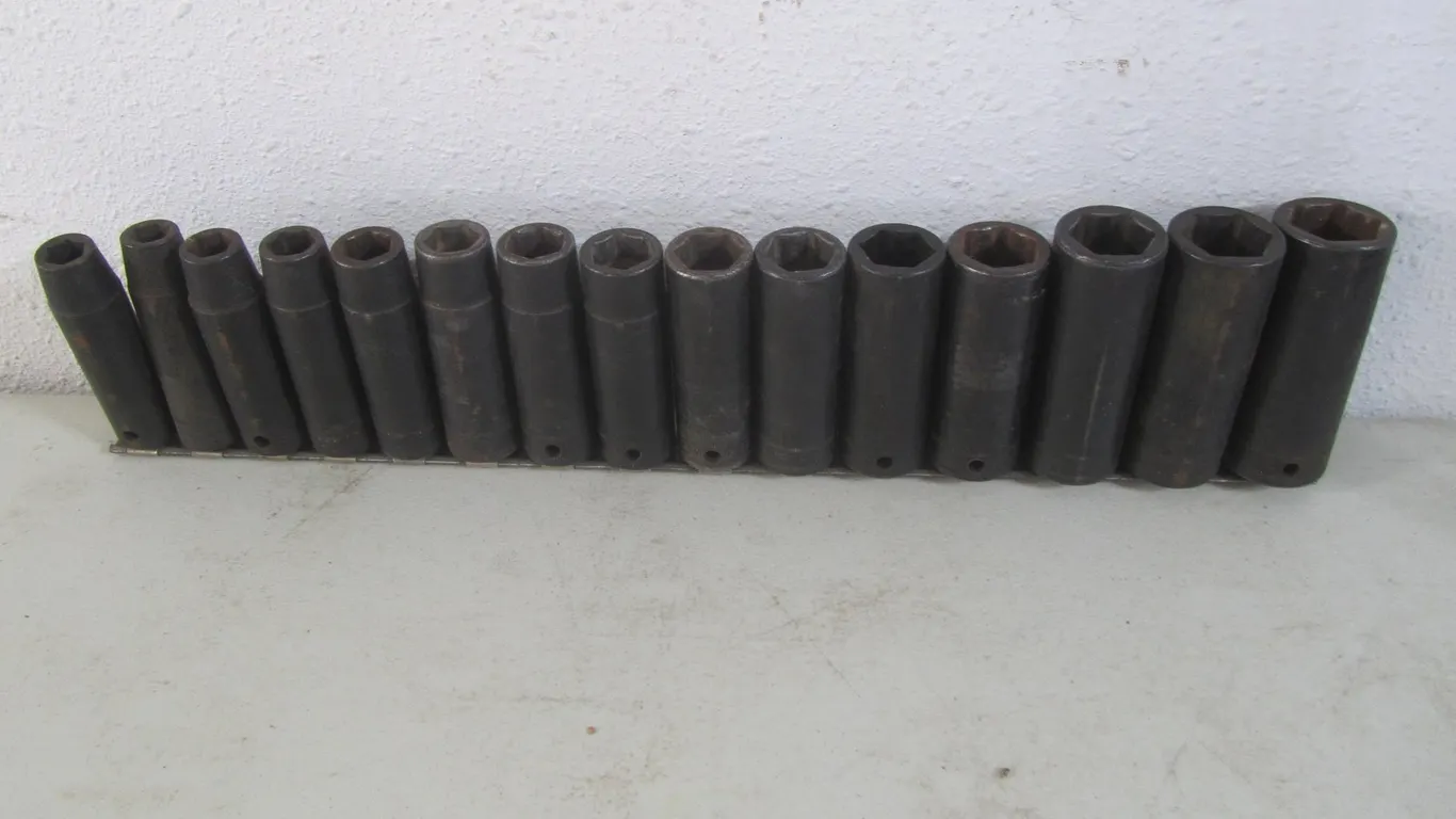 Snap-On 15pc. 1/2" Drive Metric Deep Impact Socket Set