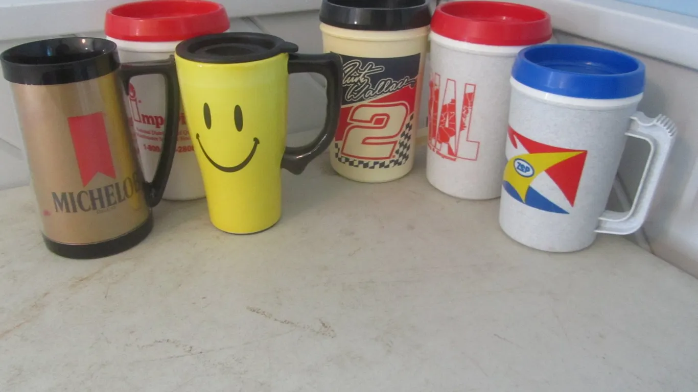 (5) Travel Mugs