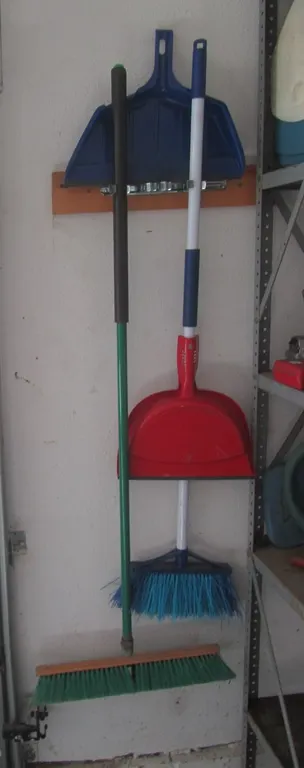 Brooms W/Dust Pans