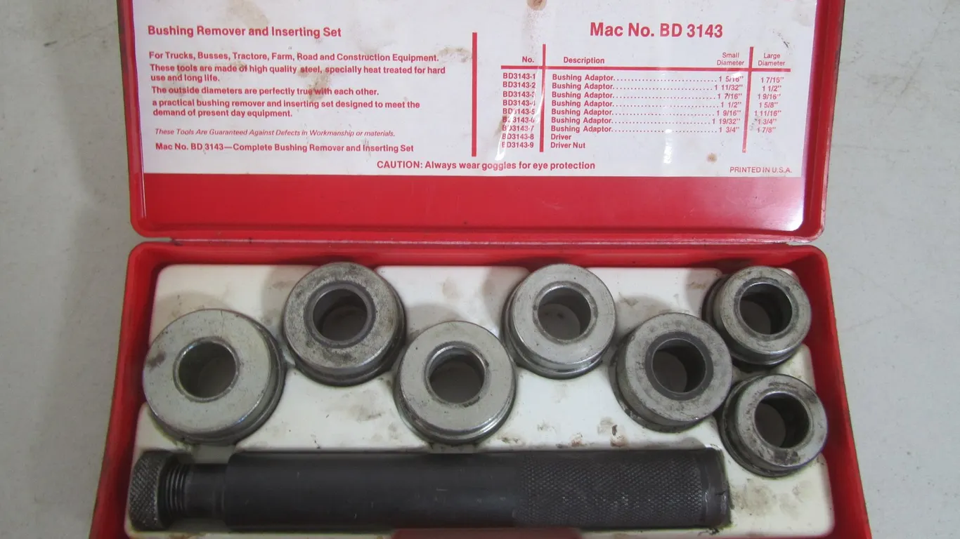 Mac Tools Heavy Duty Bushing Driver Set