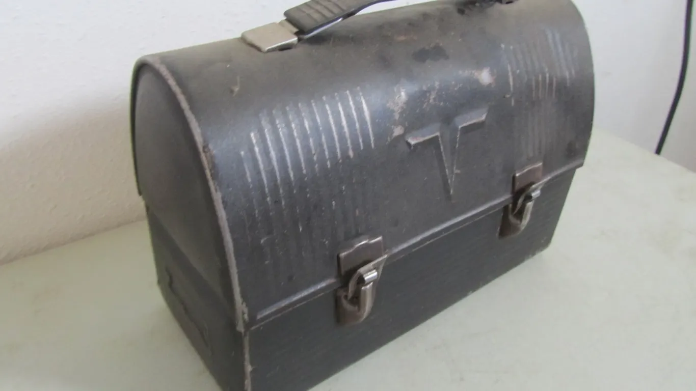 Vintage Thermos Metal Lunch Box